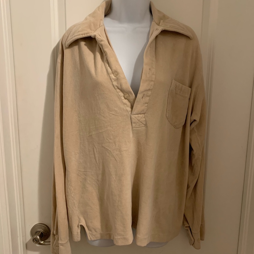 TERRY CLOTH POLO SHIRT